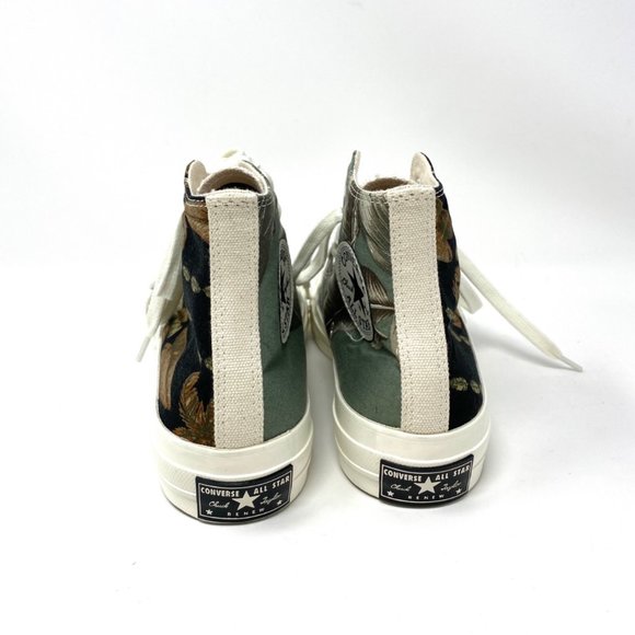 Converse Chuck Black Tropic Shirt Canvas Sneaker Women's Size 8 170667C - Picture 5 of 9